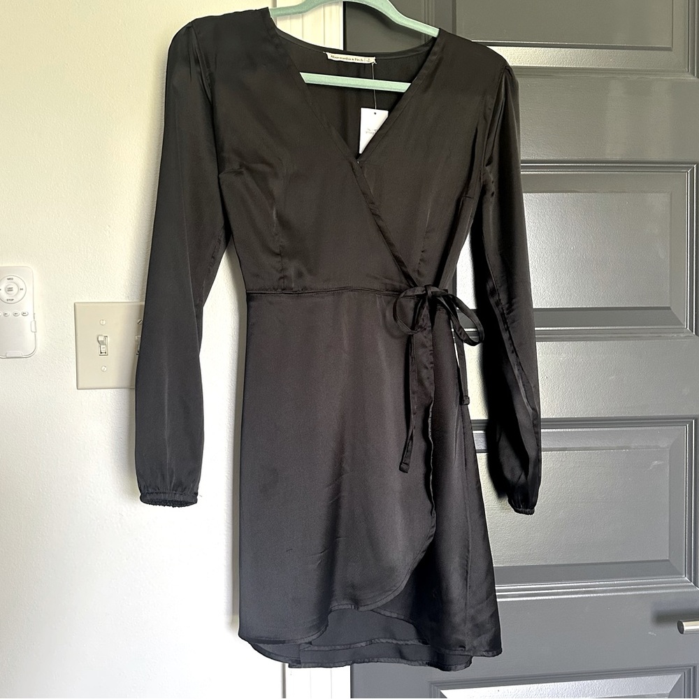 Abercrombie Satin Wrap Dress